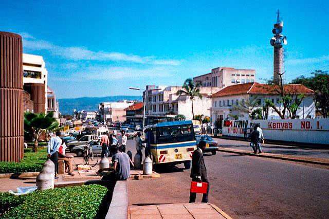Kisumu street scene 1968