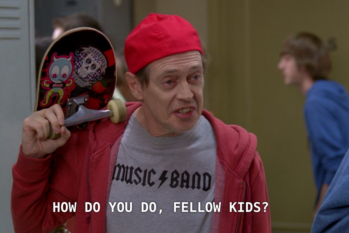 Steve Buscemi Dresses As 'How do You do, Fellow Kids' Meme, Wins ...