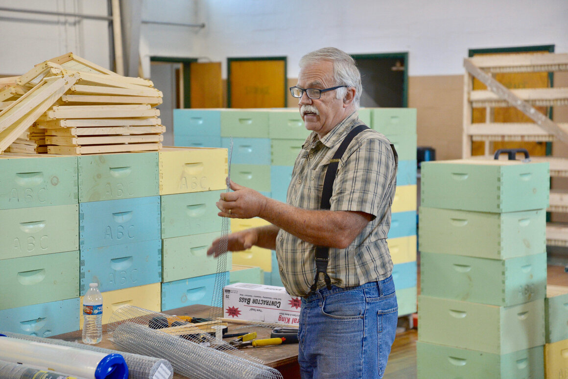Mark Lilly is head beekeeper of the nonprofit Appalachian Beekeeping Collective.