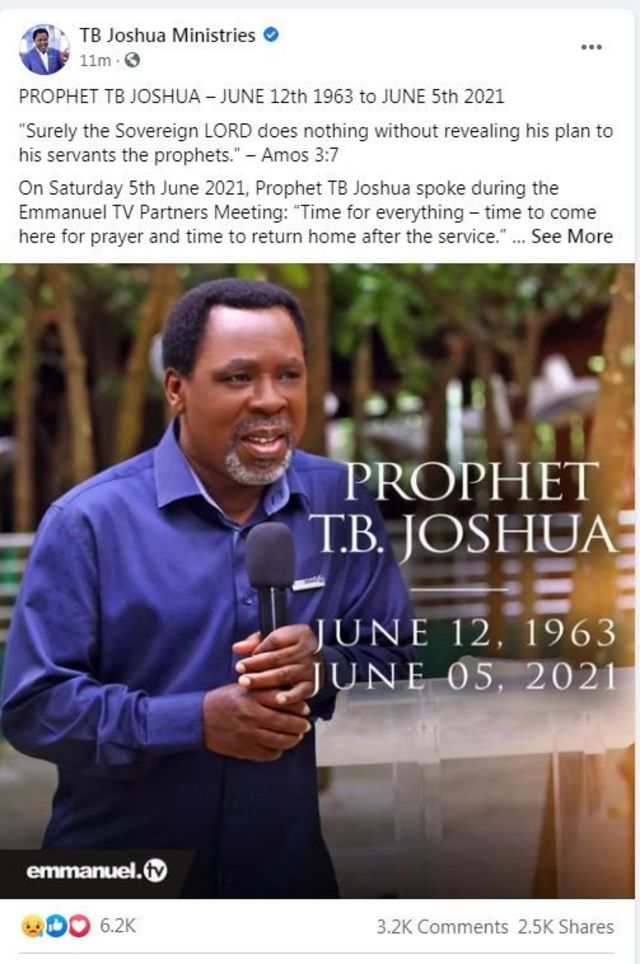 T.B Joshua