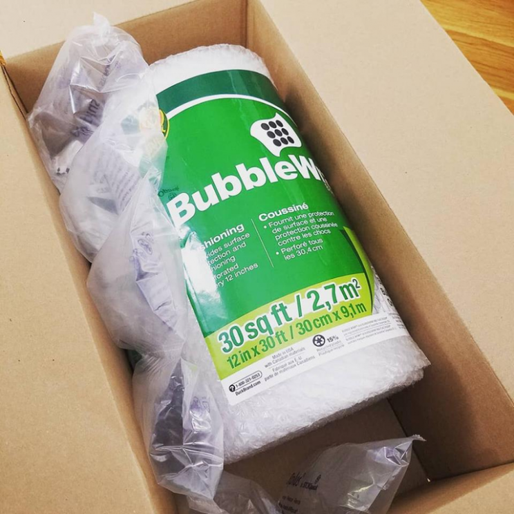 illogical packaging of bubble wrap