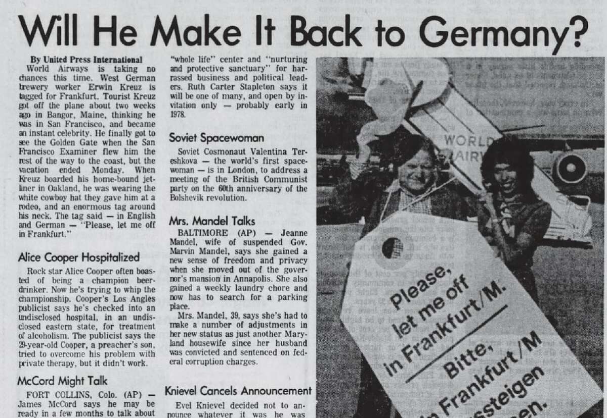 The Town Talk, Nov. 1, 1977.