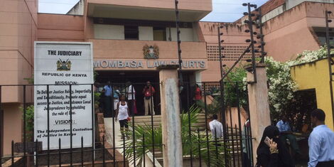 Entrance into Mombasa law courts