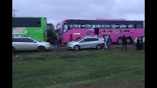 Huge traffic jam hits Nairobi-Nakuru highway - VIDEO