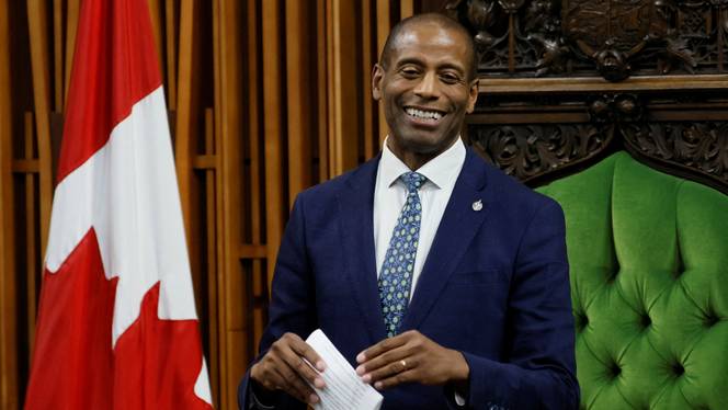 Newly elected Speaker Greg Fergus in the House of Commons on Parliament Hill in Ottawa, Ontario, Canada on October 3, 2023. / Photo: Reuters