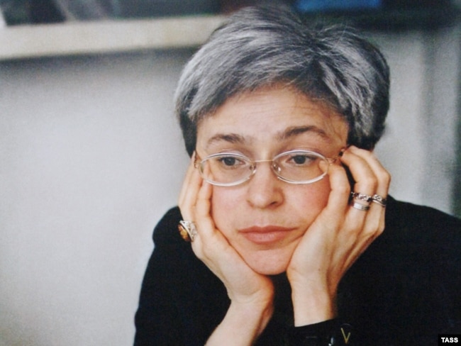 Russian jounalist Anna Politkovskaya (1958-2006)