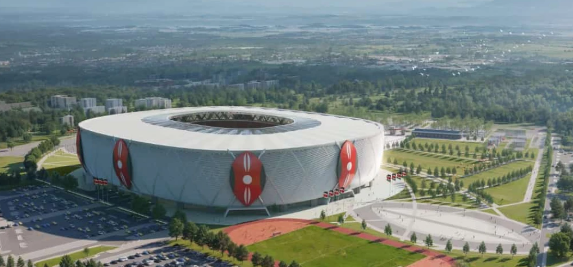 Exterior design of Talanta Sports City Stadium. PHOTO/@AbabuNamwamba