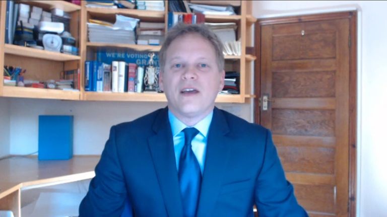 Grant Shapps said he was 'sure there were individual examples' where it looks like the police may have taken wrong approach in dealing with people flouting government lockdown rules