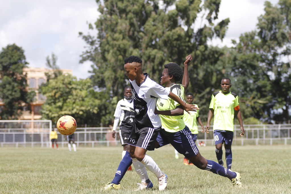 Thika Queens vs Kayole Starlet action