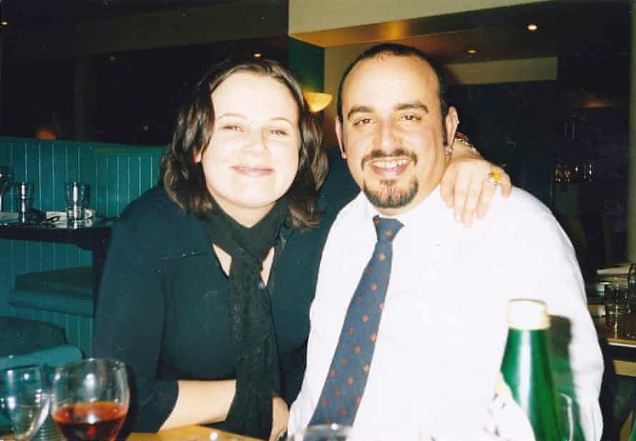 Donna McLean and Carlo at Donna’s sister’s graduation dinner, Glasgow, November 2002. © Donna McLean