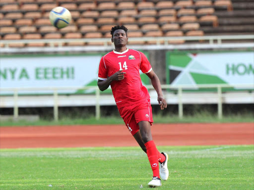 Harambee Stars striker Michael Olunga.