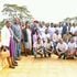 Governor Stephen Sang (seated at the centre in cream coat) with some of the25  students from Nandi who went to study in Finland