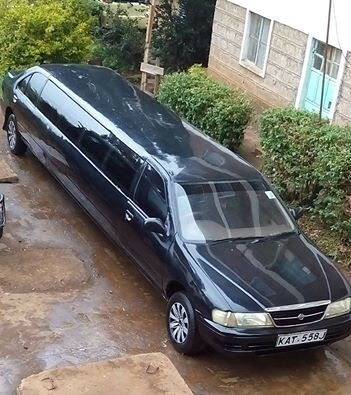 A Nissan B14 limousine in Kenya 