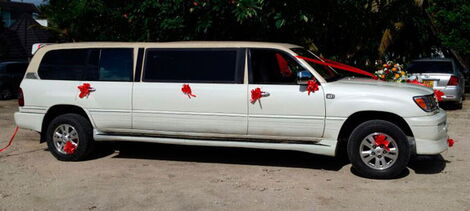 A Toyota VX limousine in Kenya