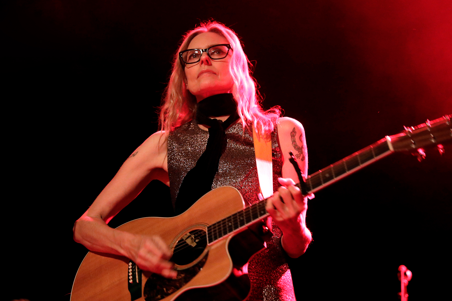 Aimee Mann performing on October 24th, 2017.